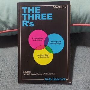 The Three R's Educational Book - Includes Chart- K-3rd
